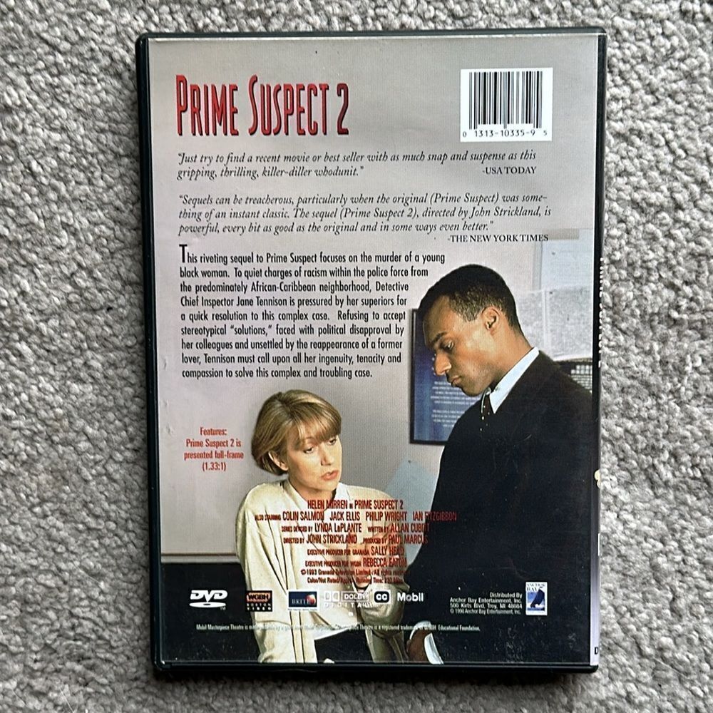 “Prime Suspect 2” DVD - Picture 2 of 5